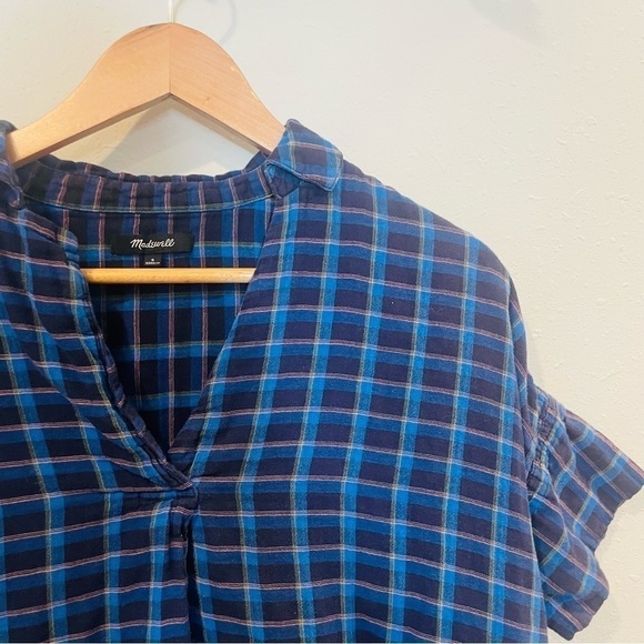 Madewell Double-Faced Park Popover Shirt in Plaid - Picture 5 of 8